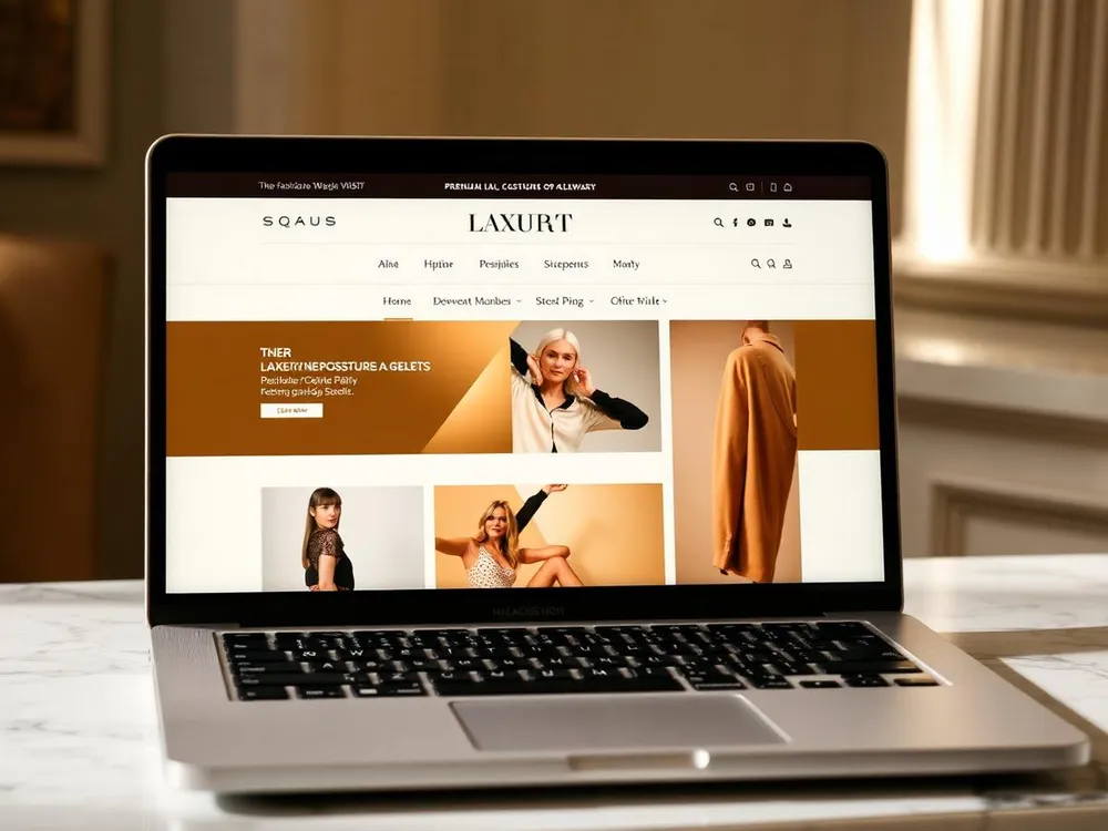 Webbdesign för Atelier Noor — Lyxvarumärke